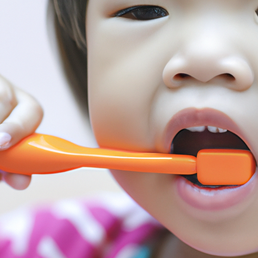 3. תמונה של צחצוח שיניים לילד, המדגישה את החשיבות של טיפול שיניים מוקדם.